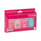 Fluorescerende Markeerstift Set Barbie Roze 4 Onderdelen