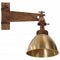 Wandlamp 25 W E27 antiek messingkleurig