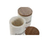 Tin Home ESPRIT Wit Bruin Marmer Mangohout (2 Stuks)