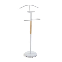 Kledingrek Versa Nature Wit Hout 48 x 110 x 28 cm