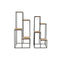 Planken Home ESPRIT Wit Natuurlijk Metaal Sparrenhout 40 x 40 x 100 cm (2 Stuks)