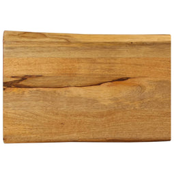 Tafelblad met natuurlijke rand 70x40x3,8 cm massief mangohout