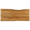 Tafelblad met natuurlijke rand 140x60x2,5 cm massief mangohout