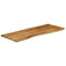 Tafelblad met natuurlijke rand 140x60x2,5 cm massief mangohout