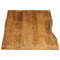 Tafelblad met natuurlijke rand 140x60x2,5 cm massief mangohout