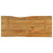 Tafelblad met natuurlijke rand 140x60x2,5 cm massief mangohout