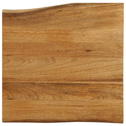 Tafelblad met natuurlijke rand 40x40x2,5 cm massief mangohout