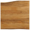 Tafelblad met natuurlijke rand 40x40x2,5 cm massief mangohout
