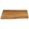 Tafelblad met natuurlijke rand 40x40x2,5 cm massief mangohout