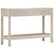 Wandtafel 110x35x75 cm massief mangohout wit