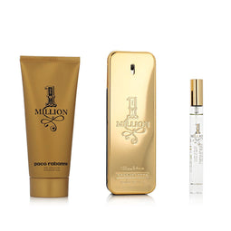 Parfumset voor Heren Paco Rabanne 1 Million EDT 3 Onderdelen