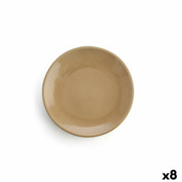 Eetbord Anaflor Barro Anaflor Vlees Aardewerk Beige Ø 29 cm (8 Stuks)
