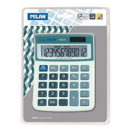 Rekenmachine Milan 40925 Blauw 13 x 10 x 1,5 cm