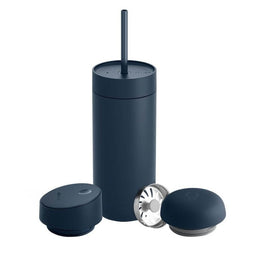 Fellow - Carter Move Mok 3 in 1 - Thermische mok + 3 doppen - Marineblauw 473 ml