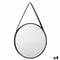 Wandspiegel Zwart Kristal Polyskin 45 x 45 x 3 cm (4 Stuks)