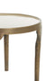 Light&living Bijzettafel S/2 Ø49,5x36+Ø85x45 cm LAPAZ antiek brons+taupe