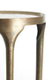 Light&living Bijzettafel S/2 Ø49,5x36+Ø85x45 cm LAPAZ antiek brons+taupe