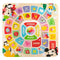 Parchis en Oca Spelbord Disney 29,5 x 2,5 x 29,5 cm