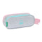 Schoolpennenzak Benetton Silver Zilverkleurig 21 x 8 x 6 cm
