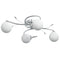 Plafondlamp met glasbollen rond 4xG9