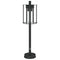 Vloerlamp voor buiten 60 cm roestvrij staal zwart