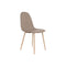 Keukenstoel Home ESPRIT Bruin Lichtbruin 44 x 51,5 x 90,5 cm