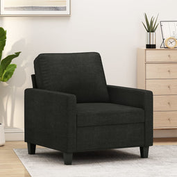 Fauteuil 60 cm stof zwart