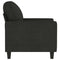 Fauteuil 60 cm stof zwart