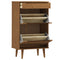 Schoenenkast MOLDE 59,5x35x103 cm massief grenenhout bruin