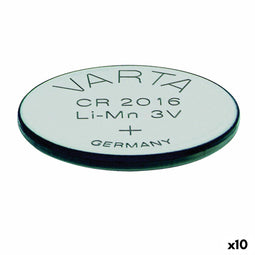 Batterij Varta CR 2016 (10 Stuks)
