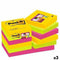 Set plakbriefjes Post-it Super Sticky Multicolour 47,6 x 47,6 mm (3 Stuks)