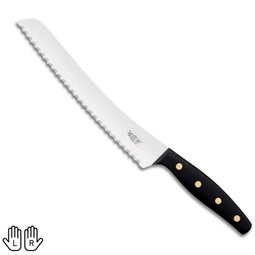 Robert Herder KB2 Broodmes - RVS - Gekarteld - Lemmet 22.5 cm - Heft POM