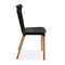 Stoel Versa Zwart 52,5 x 80 x 43 cm (4 Stuks)