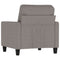 Fauteuil 60 cm stof taupe
