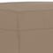 Voetenbank 70x55x41 cm kunstleer cappuccino