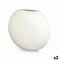 Vaas Cirkelvormig Wit Keramisch 40 x 34,5 x 16 cm (2 Stuks)