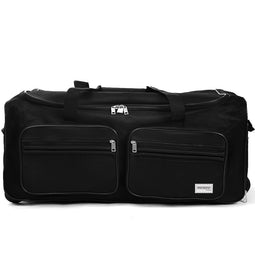 Trolley, reistas, zwart, afsluitbaar, met slot, 160 liter, roltas