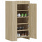 Schoenenkast 52x37,5x100 cm bewerkt hout sonoma eikenkleurig