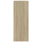 Schoenenkast 52x37,5x100 cm bewerkt hout sonoma eikenkleurig