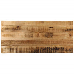 Tafelblad met natuurlijke rand 100x40x3,8 cm massief mangohout