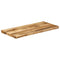 Tafelblad met natuurlijke rand 100x40x3,8 cm massief mangohout