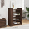 Schoenenkast 74,5x37,5x100 cm bewerkt hout bruin eikenkleurig