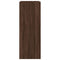 Schoenenkast 74,5x37,5x100 cm bewerkt hout bruin eikenkleurig