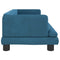 Kinderbank 80x45x30 cm fluweel blauw