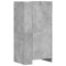 Schoenenkast 52x37,5x100 cm bewerkt hout betongrijs
