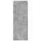 Schoenenkast 52x37,5x100 cm bewerkt hout betongrijs