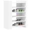 Schoenenkast 74,5x37,5x100 cm bewerkt hout wit