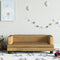 Kinderbank 80x45x30 cm fluweel bruin