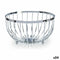 Fruitschaal Ijzer Zilverkleurig 25 x 14 x 25 cm (24 Stuks)