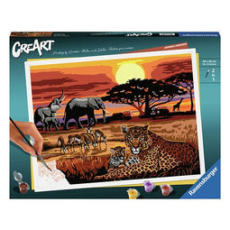 CreArt Schilderen op Nummer - Savannah Landscapes